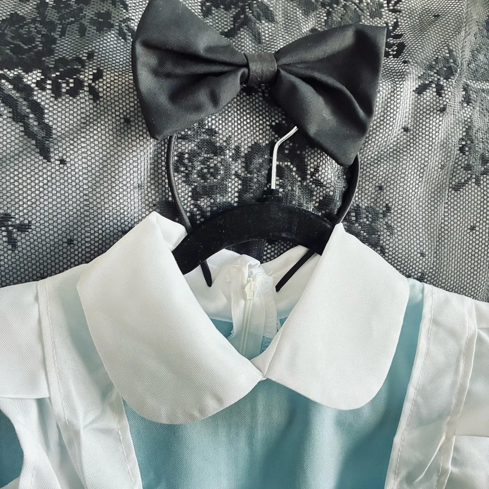NWOT! Blue and White Maid Dress Costume